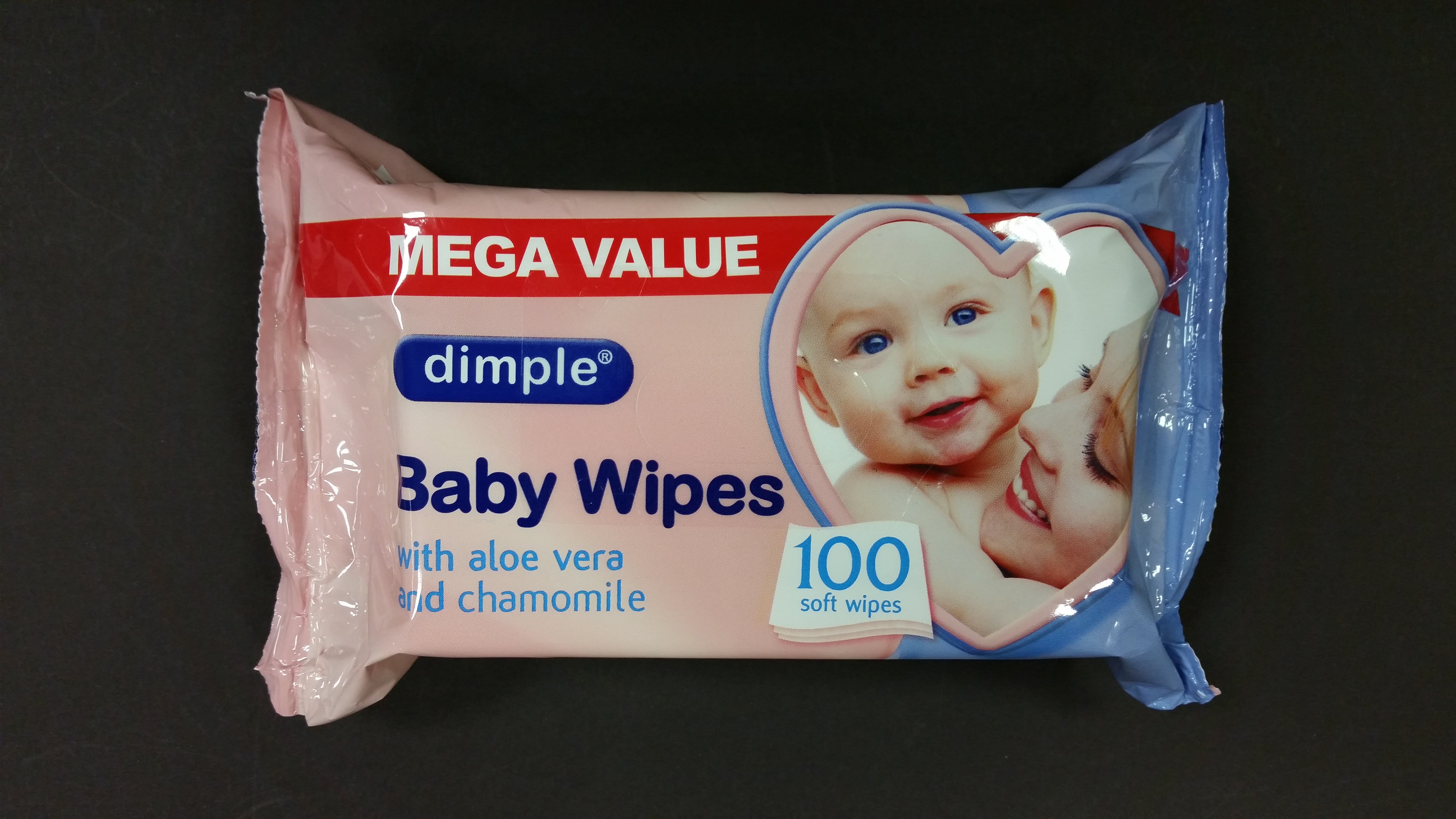 Dimple Toddler Wipes 40’s Twin Pack